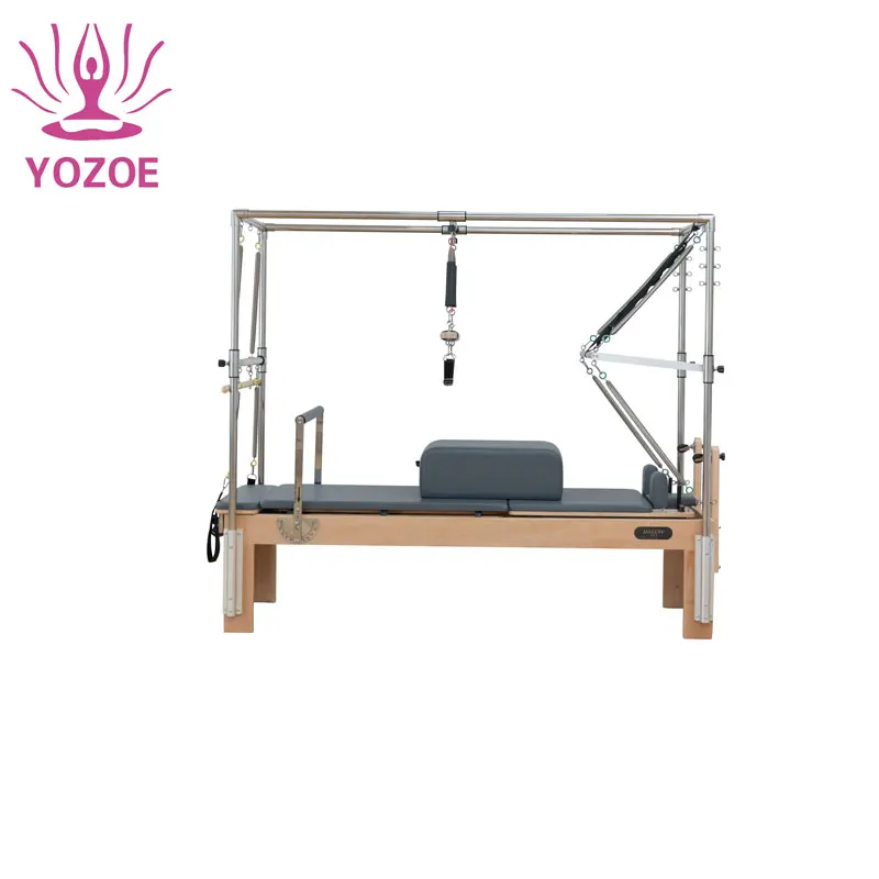 Pilates Reformer Folding Equipment Oak Maple Beech Wood Gym Fitness ...