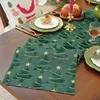 Arbre cinq étoiles en peluche verte