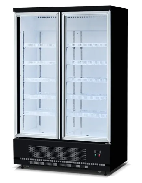Freezer with Air-Cooled Display Drinks Fridge Compressor Glass Door for Supermarket Fridge Use for Ice Cream