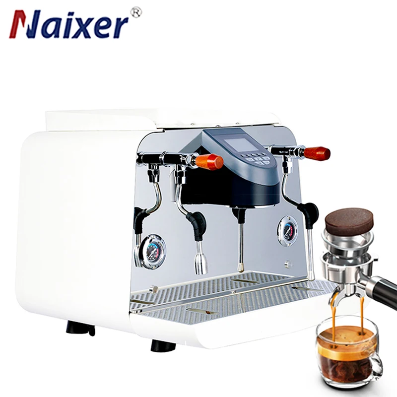 Naixer Superior Commercial Coffee Machine Double Boiler Counter Top  Supplier Semi-automatic Coffee Machine for Commercial Use
