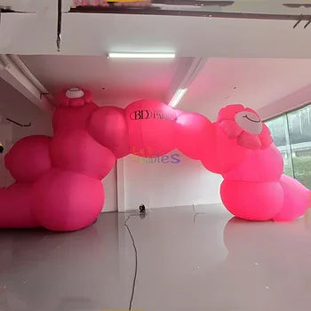 Inflatable Giant Cloud Arch Inflatable Cloud Shape Balloon Tunnel for Advertising Decoration Inflatable Sculpture