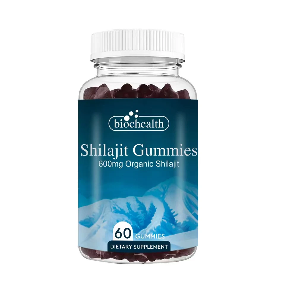 Biochealth Shilajit Gummies With Ashwagandha Vitamins B12 Shilajit ...