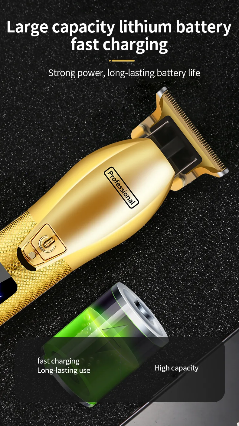 New design professional barber cordless rechargeable LED display electric body hair cutting trimmers & clipper for men.jpg