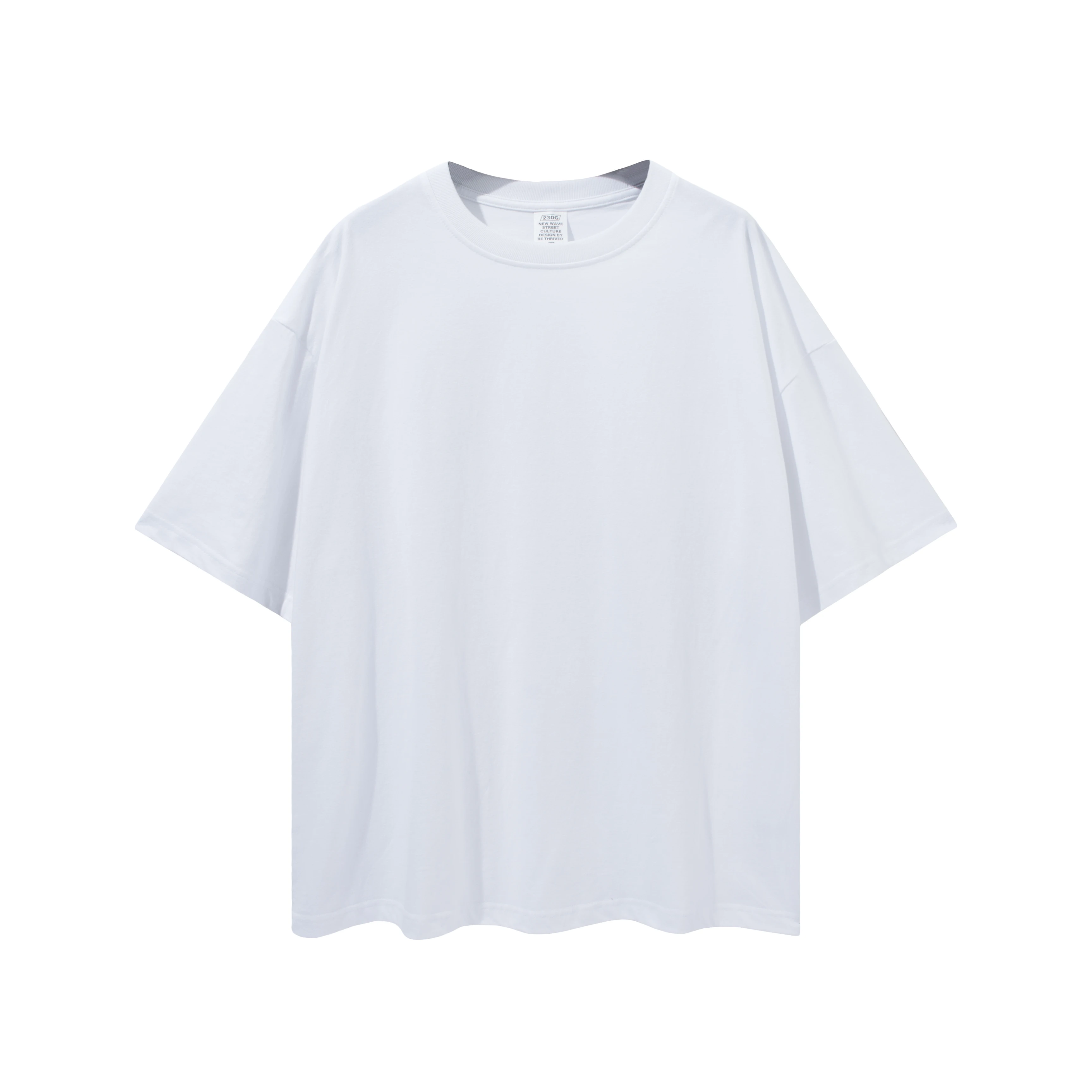 T-shirt larga in cotone 230gsm originale di alta qualità da donna