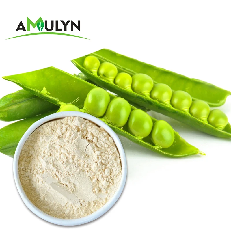 AMULYN Light Yellow Organic Plant 80% Pea Protein Powder