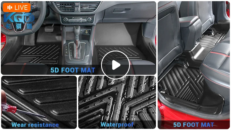 3D 4D 5D TPE CAR FOOT MAT AND WHEEL FENDER Product Show Stream 2023 ...