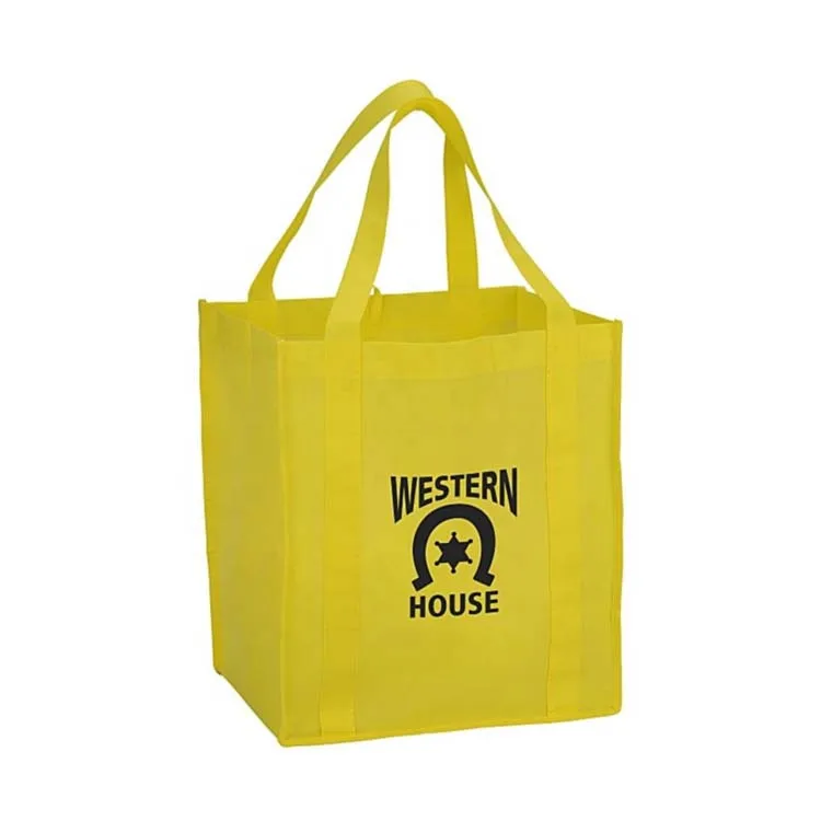 New Arrival Recycled Material Cheap Logo Printed Reusable Shopping Grocery PP Non Woven Tote