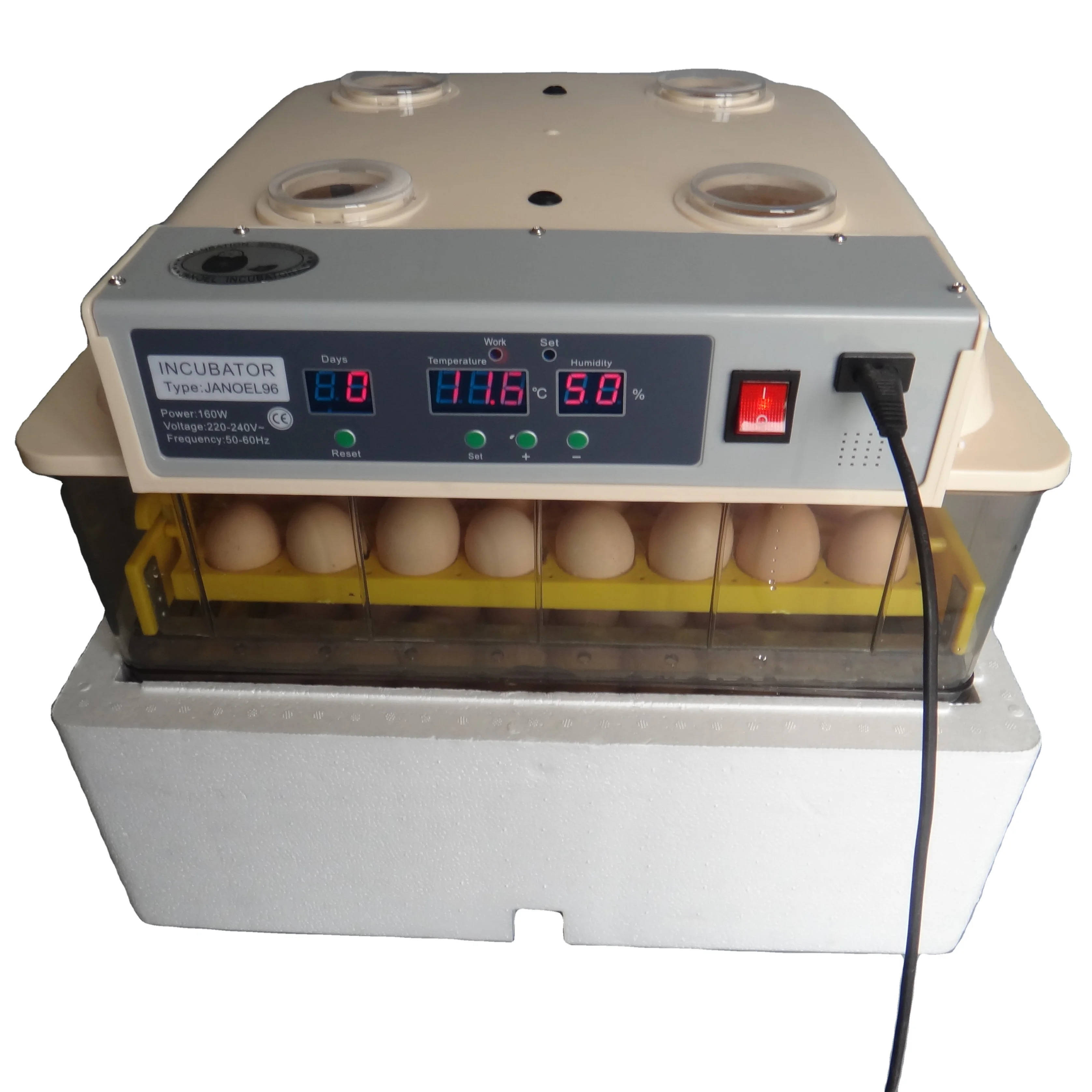 Manufacturer Latest 96 Eggs Incubator Lab Intelligent Automatic Large Incubator