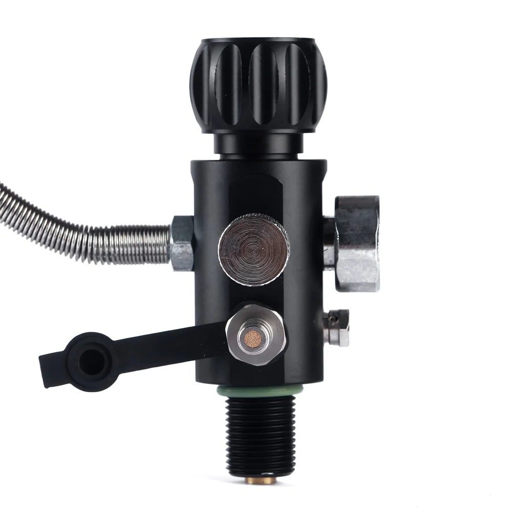 M18x1.5 Pcp Tank Dual Gauge Charging Valve Air Fill Station Paintball