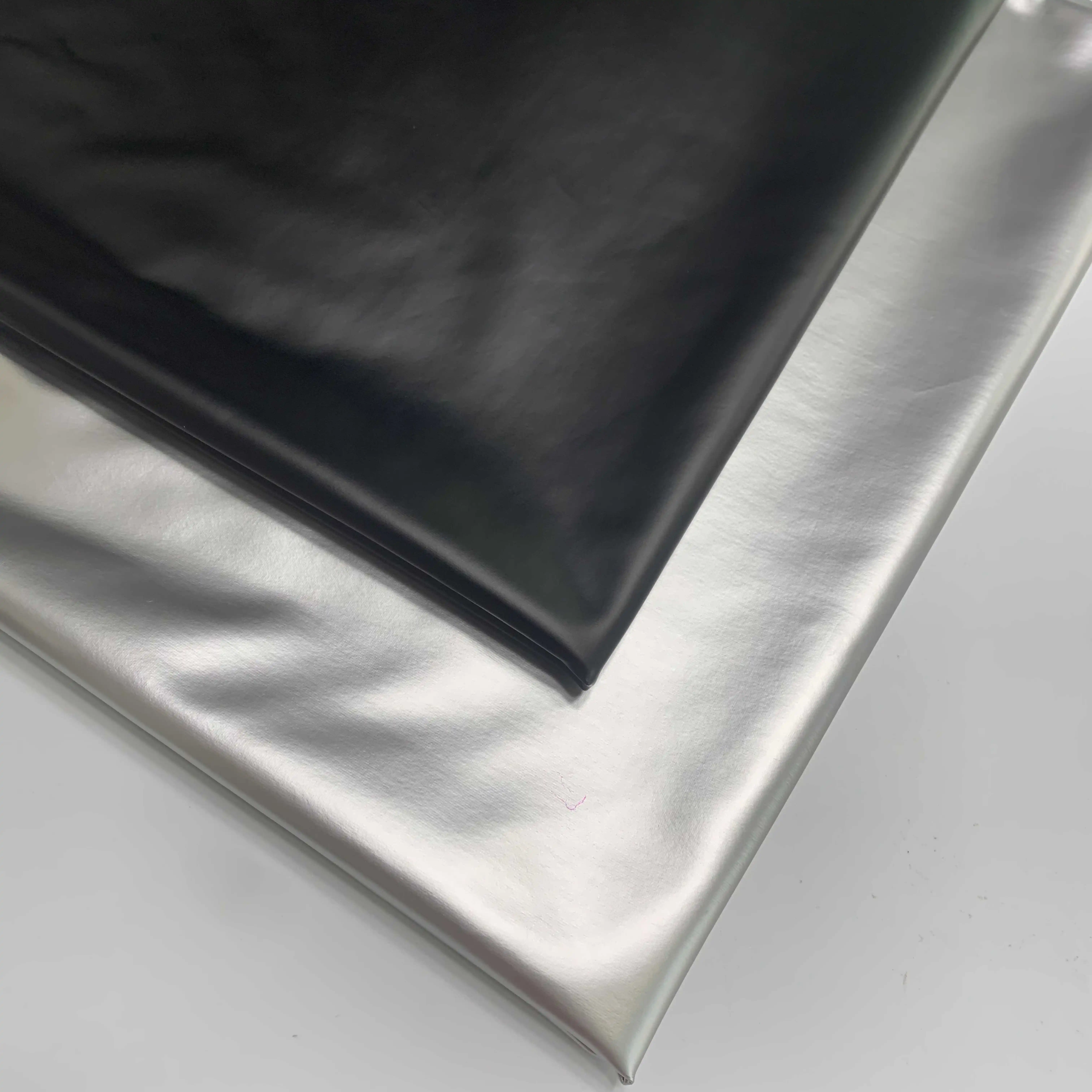 Wholesale Four Way Elastic Soft Pu Leather for Clothing and Pant