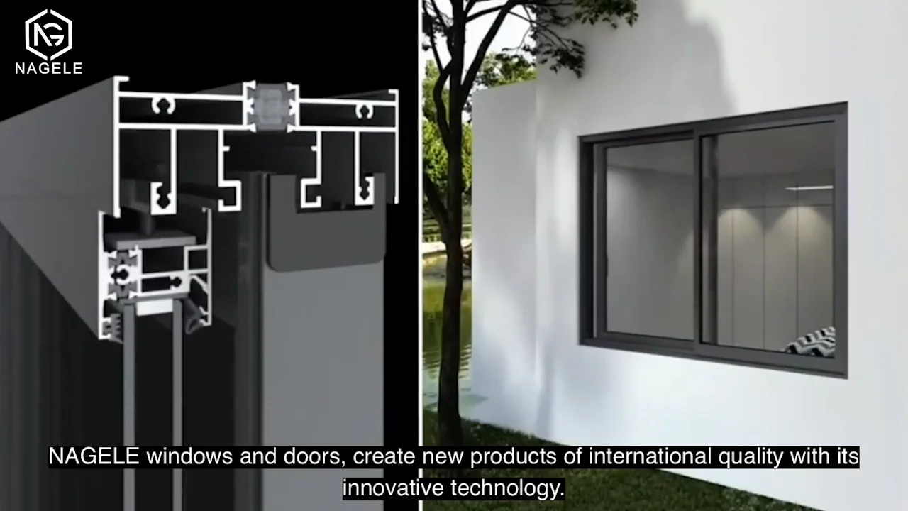 Aluminum Residential Huge Windows Sliding Usa Slim Profile 108 Casement ...