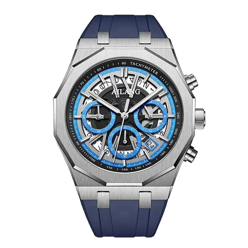 Top Quality Fashion 5ATM Waterproof Quartz Chronograph Watches