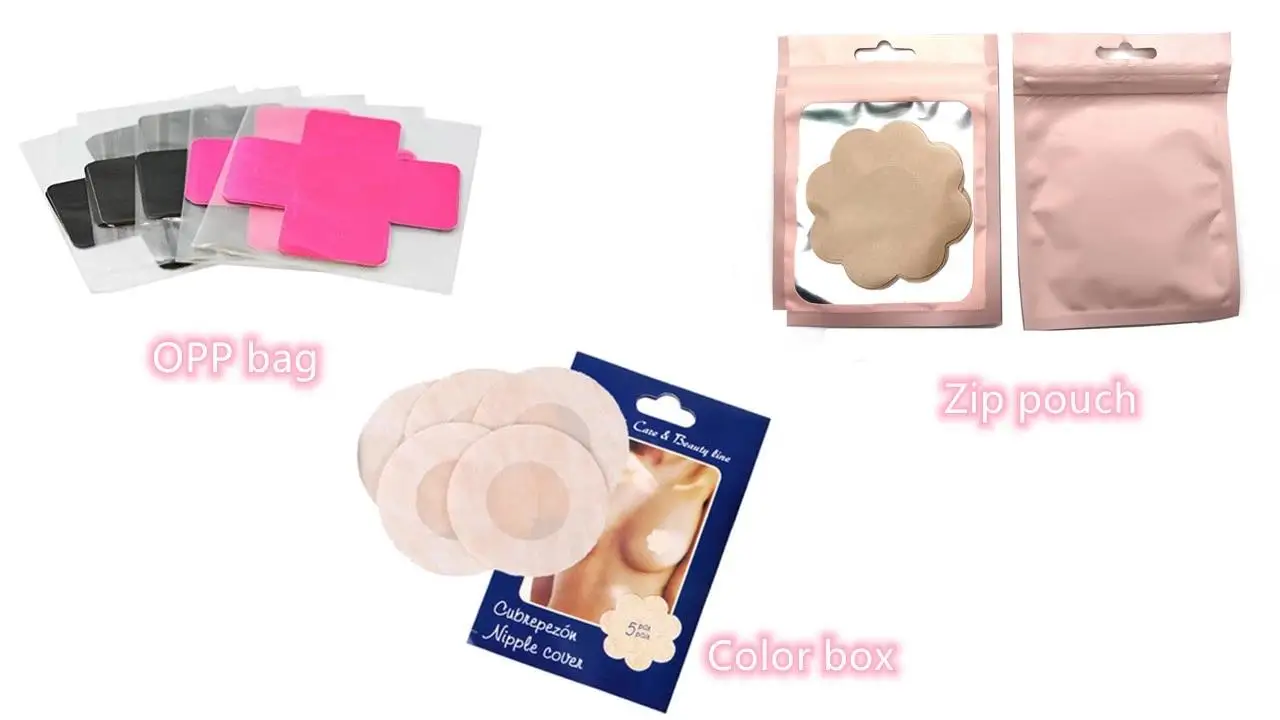 Wholesale Underwear Nipple Pasties Disposable Non Woven Fabric Adhesive