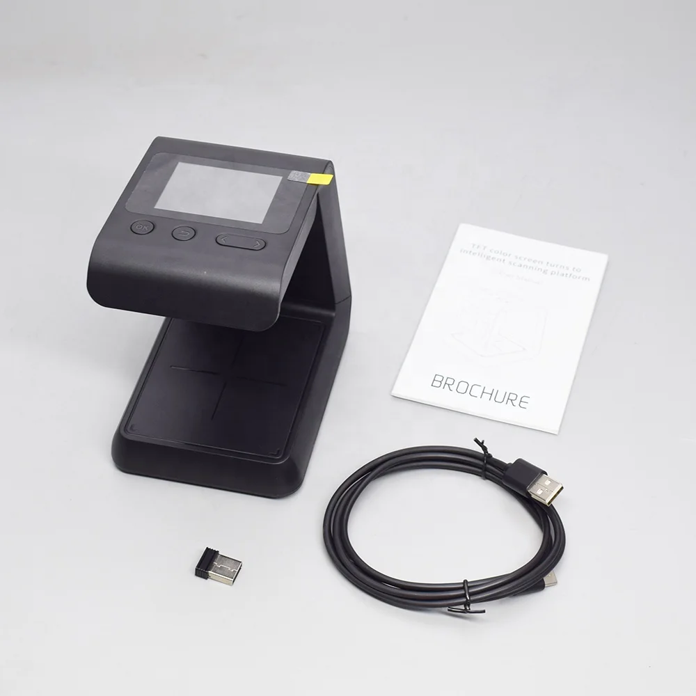 2D 全方位无线和桌面条码扫描仪 机场扫描护照 身份证读取 NFC 带显示屏