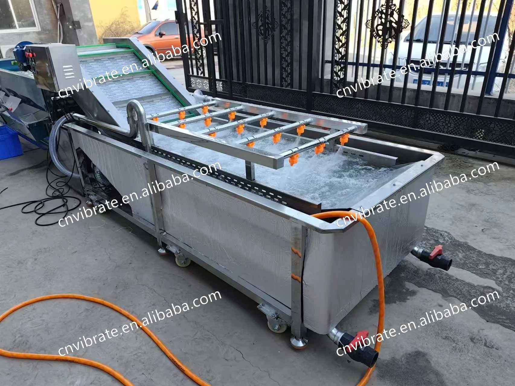 VBJX Industrial Scale Automatic Tomato mango Avocado Kiwi Passion Fruit Vegetable Cleaning Cleaner Wash Washing Machine