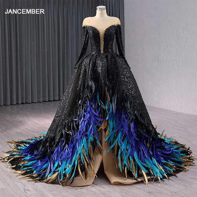 blue peacock feather dress Peacock Feathers Vintage Dress