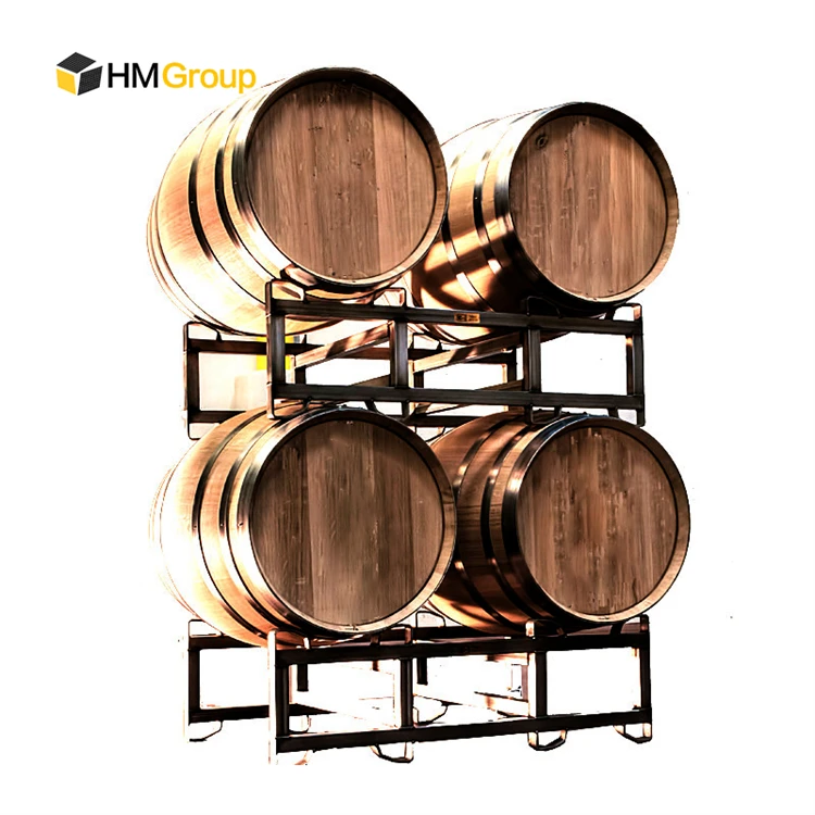 Stacking Winery 55 gal Full Wine Beer Bourbon Puncheon Barrel Rack