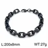 Black bracelet 20cm = KB147947-Z