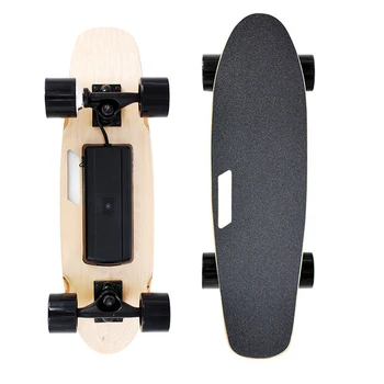 Lithium ion Battery 7 Layers maple Portable 350W Wireless Remote Control Electric Fish Skateboard