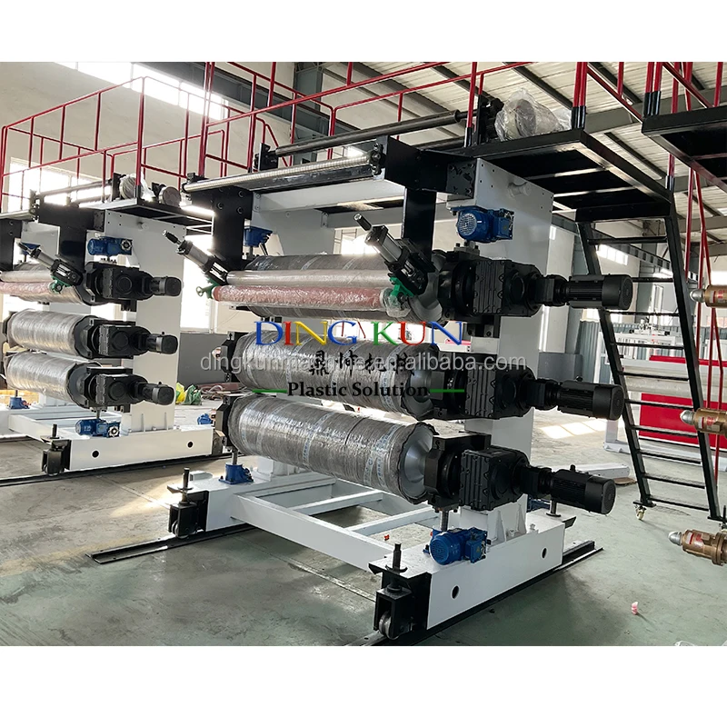 PVC Laminate Sheet Machine / UV PVC Marble Sheet Production Line / PVC Lamination Decorative Wall Panel Making