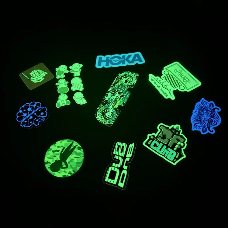 Alibaba.com: Custom Pegatina Luminous Vinyl Sticker, Die-Cut Glow-in-the-Dark Label, Waterproof ...