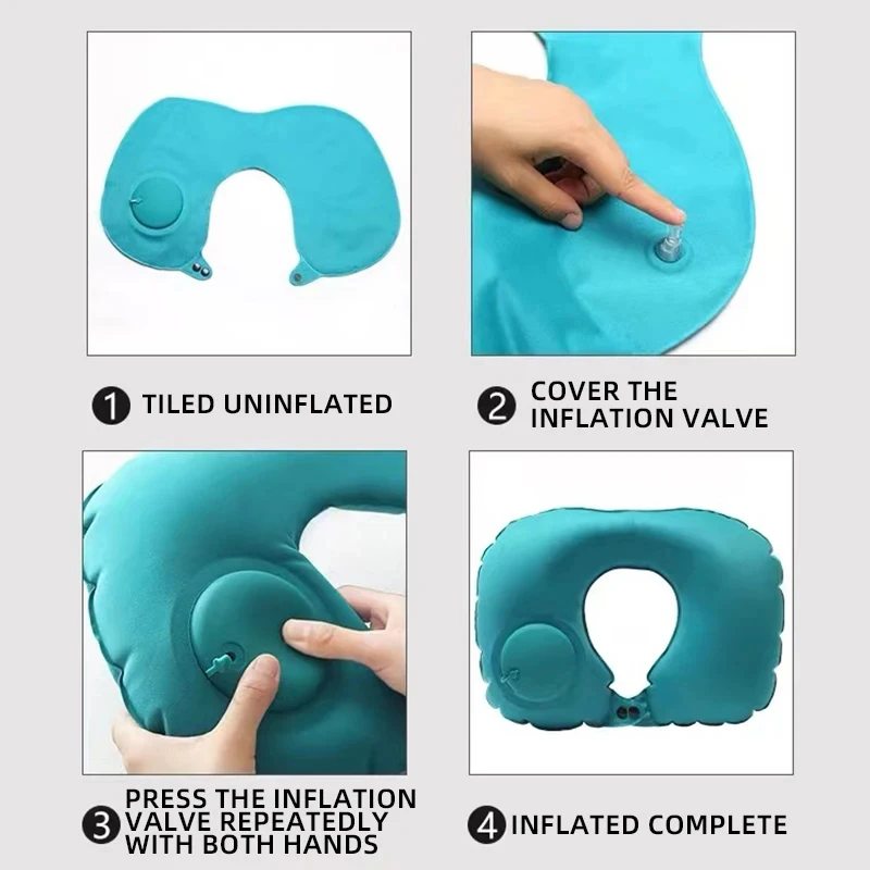 U-shape Memory Foam Neck Pillow For Travel Car Oem Available