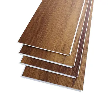 Solid Wood Flooring Wire Dark Walnut Color Smooth Modern Classical American Style Indoor Hotel 4 Colors