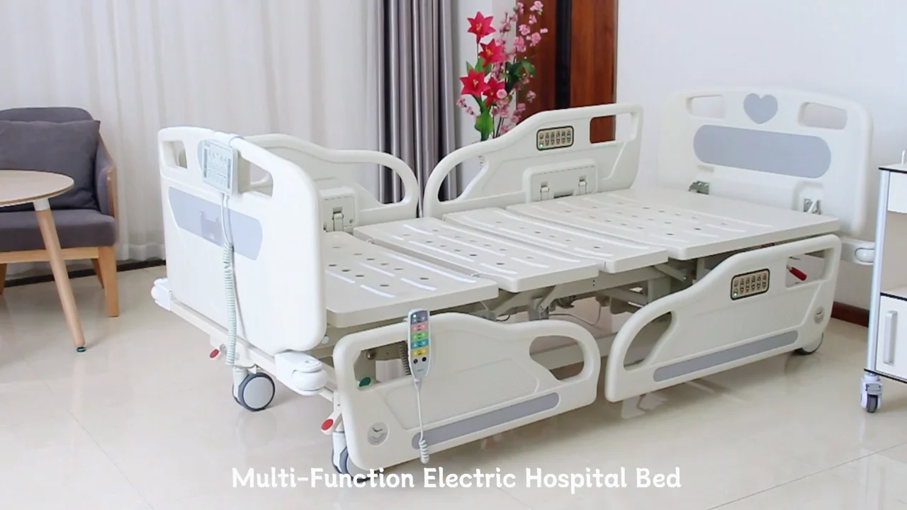 5 Function Electric Adjustable Hospital Bed Motor Equipment Medical Patient Bed Buy Medical