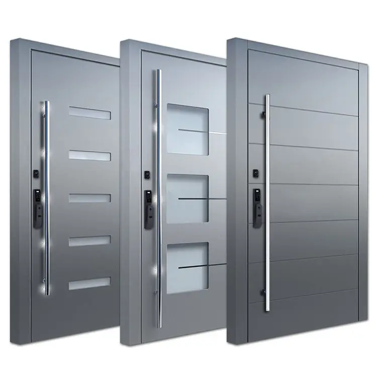 Bullet Proof Security Entry Pivot Door Steel Security Exterior Doors for House Villa