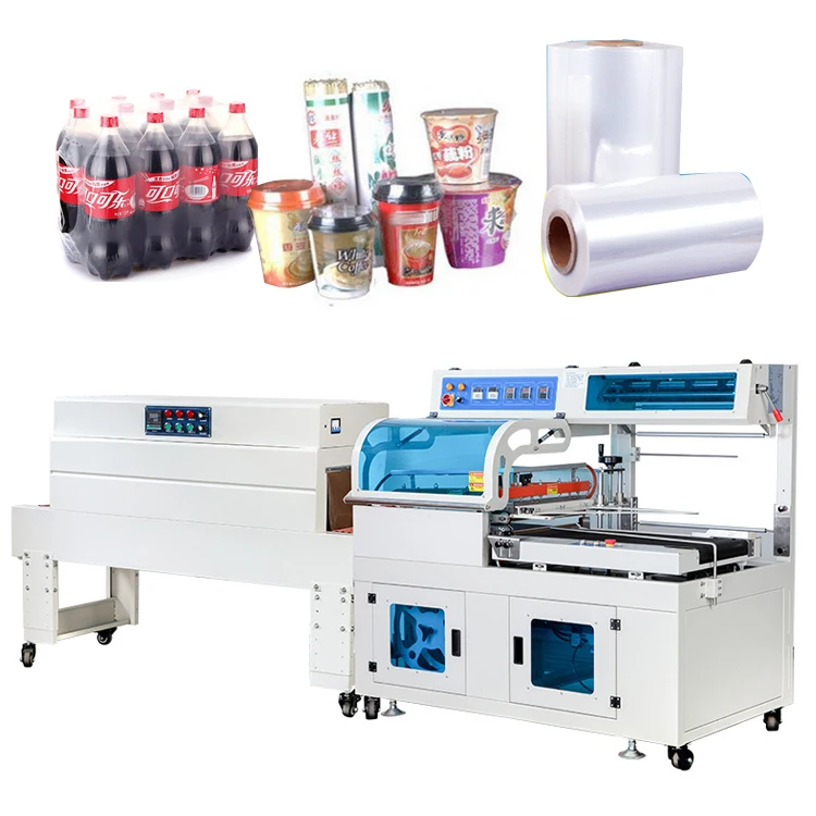 Automatic Eggs Tray Packing Machines Cosmetic Box Sealing Shrinking Machine L Bar Sealer Used With POF Film