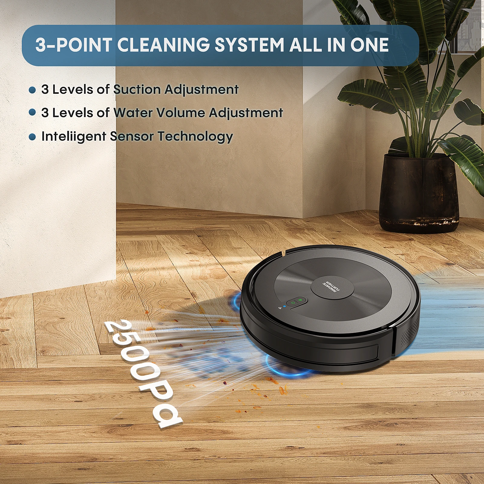 Mop Bagotte Robotic Vacuum Cleaner Review Bagotte BG800 Review