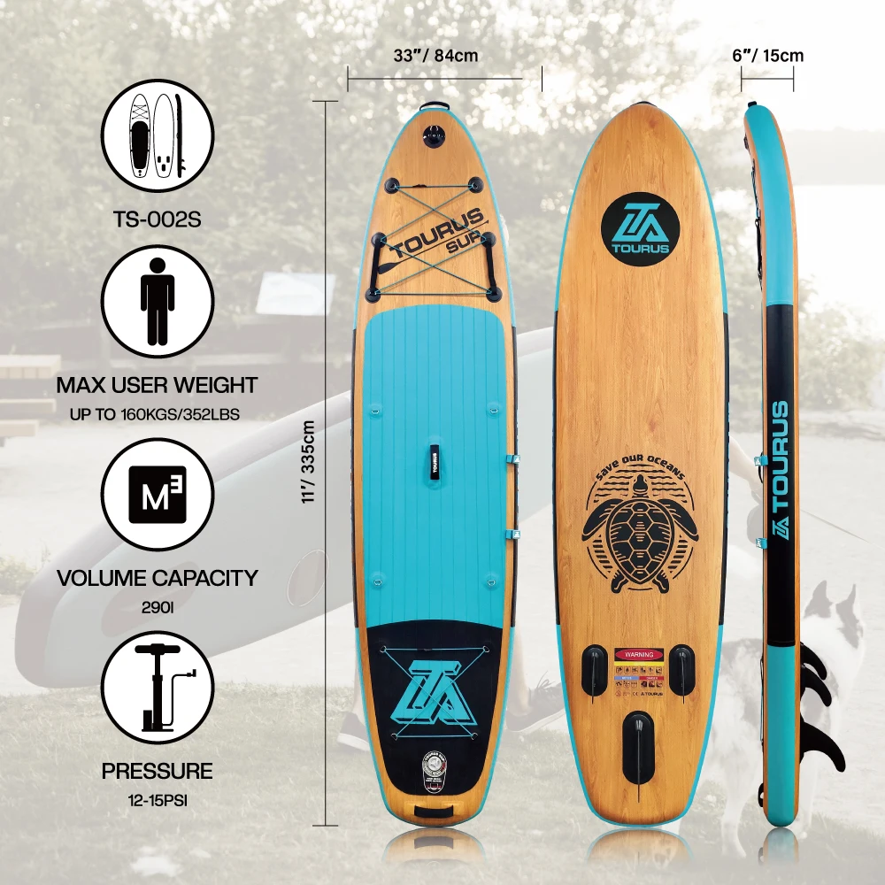 For TOURUS OEM Inflatable Stand-Up Paddleboard for Water Sports SUP Board for Surfing & Surfboard Sales