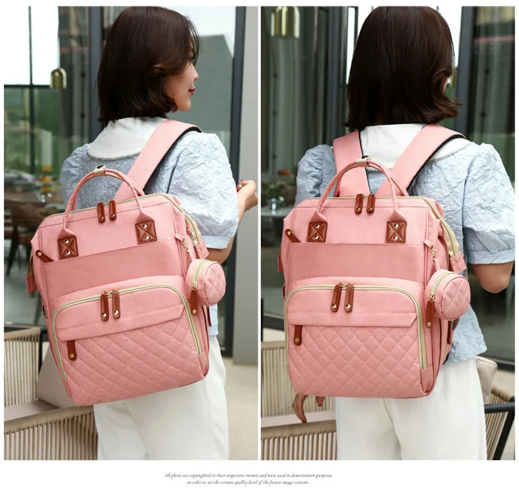 in Diaper Bag Backpack Portable Baby Changing Station