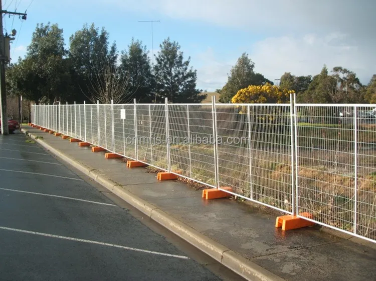 2.1m 2.4m Mobile Portable Australia temporary fence for construction site details