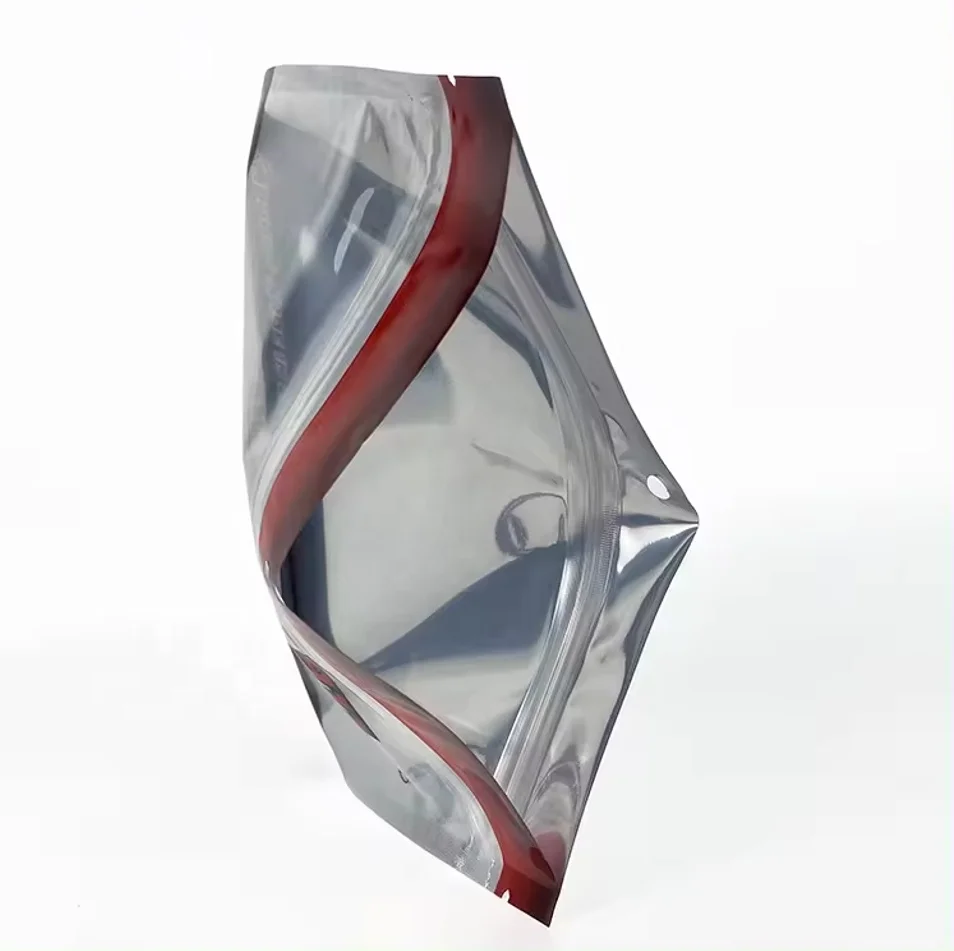 Oem Resealable Soft Plastic Transparent Fishing Worm Bait Lure Custom Zipper Bag For Fish Hook ...