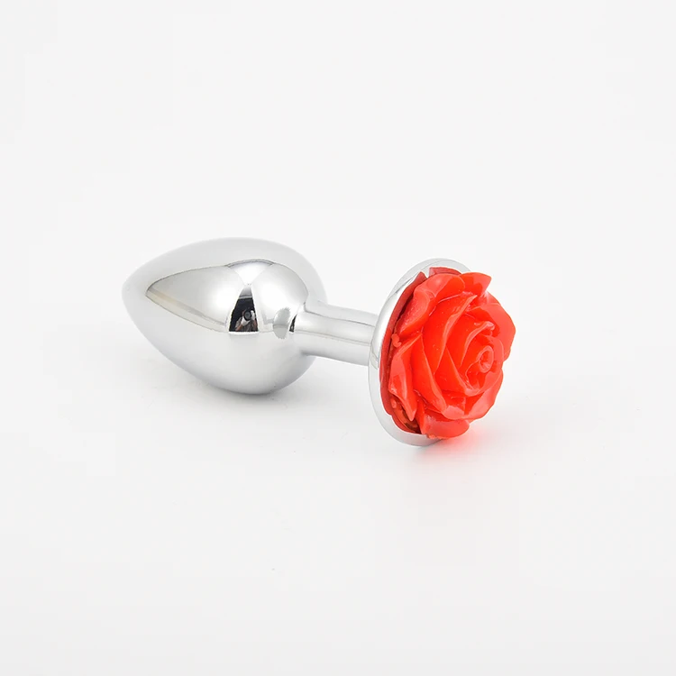 Unisex Sexy Stainless Steel Rose Shape Toys Anal Plug - Temu Austria
