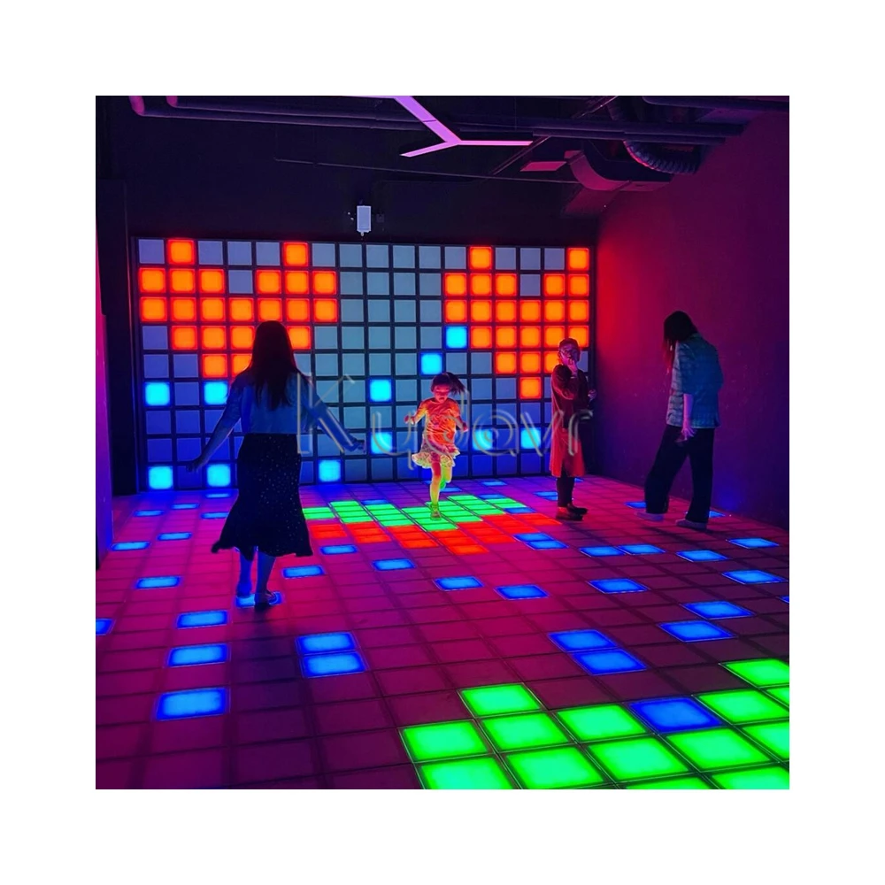 Escape Active Game Interactive Led Pixel Grid Floor 25 cm Tile Room Arena Activate Light Led Floor Is lava Games