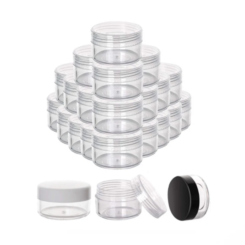 2g 3g 5g 10g 15g 20g 30g Empty Plastic Cosmetic Makeup Jar Pot ...