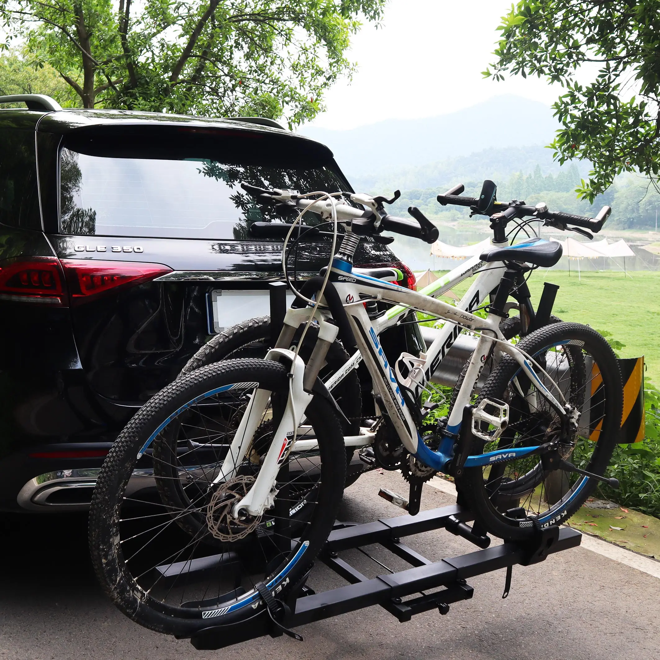 Hitch Mount Bike Rack Platform Style 2bike Rack For Cars Trucks Suvs Minivans With Hitch