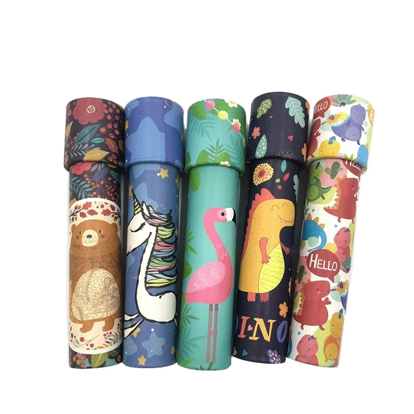 Рекламный подарок, красочная вращающаяся бумажная игрушка-калейдоскоп для детей