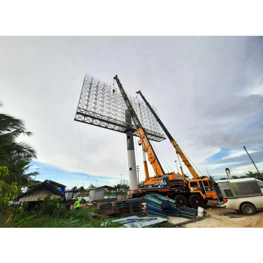 LF Steel Billboard Structure Outdoor Space Frame