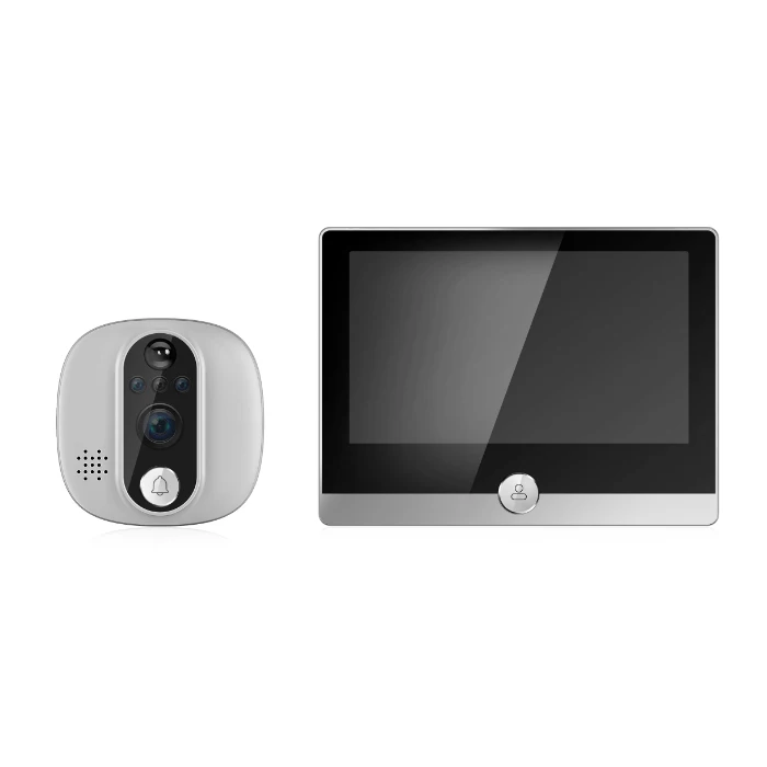 Digital Viewer Phone Intercom for Home Security Deaf Doorbell Light  Door Camera