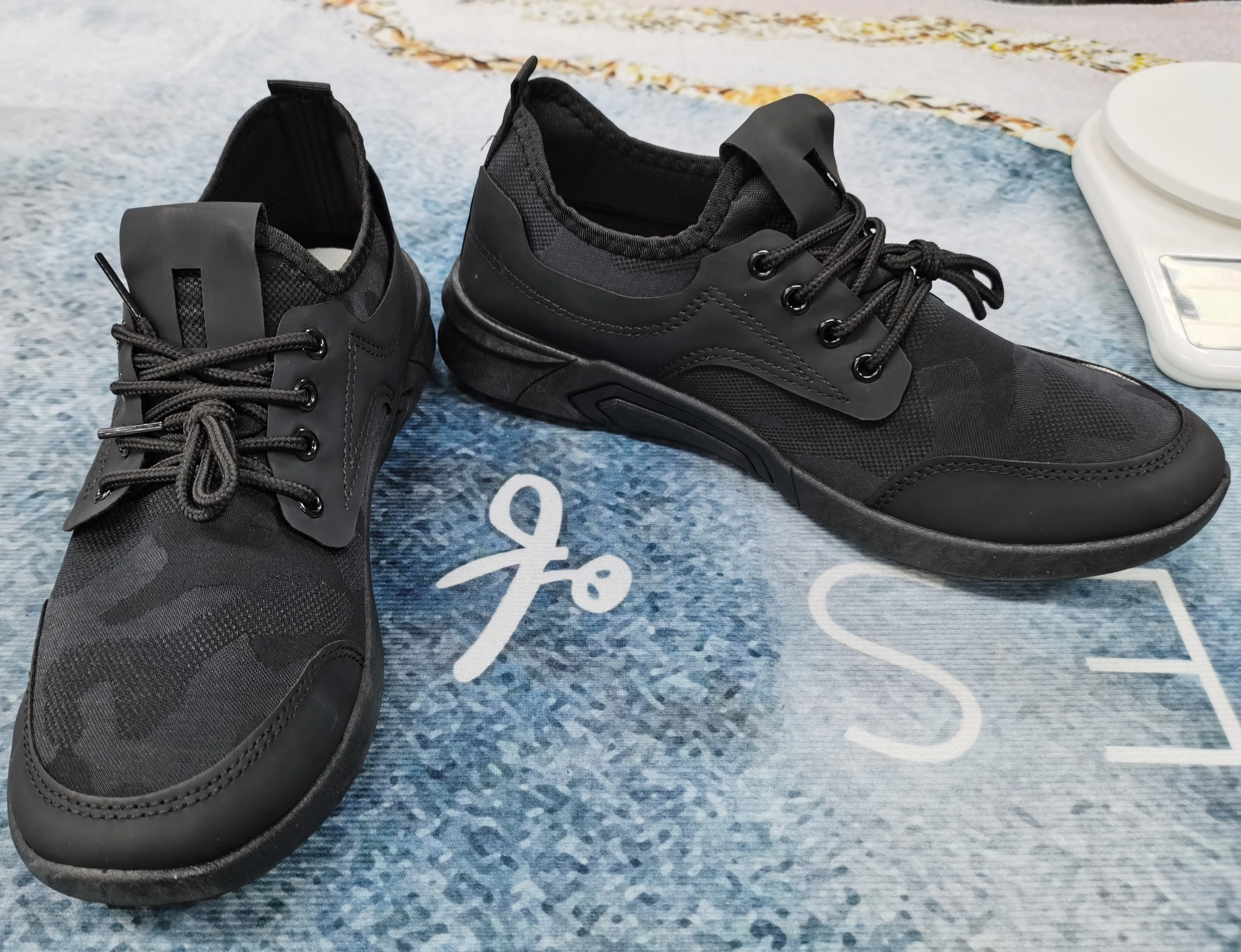 Shop Our Wholesale Men's Black Casual Shoes with Metal Buckle