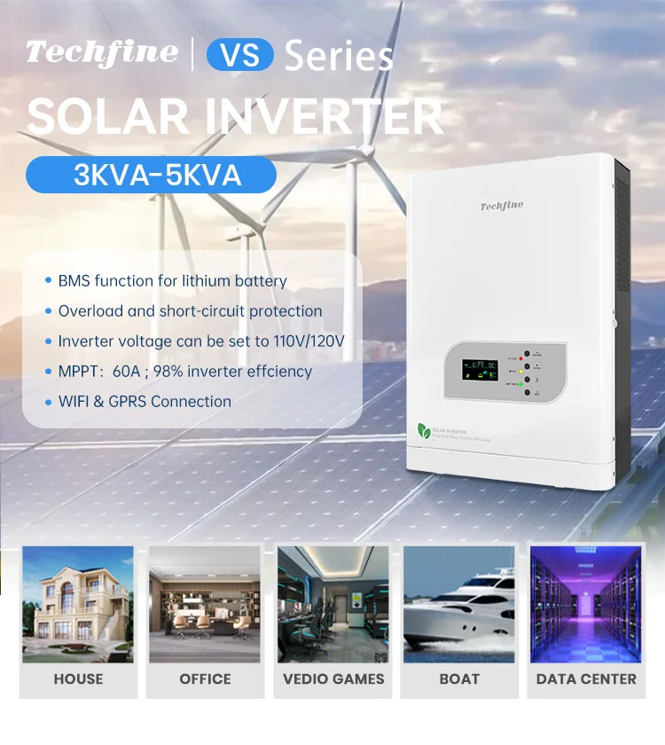 techfine off Grid Low Frequency Solar Inverter 4kw Factory Price 5kva 5000va Power Inverter for Home
