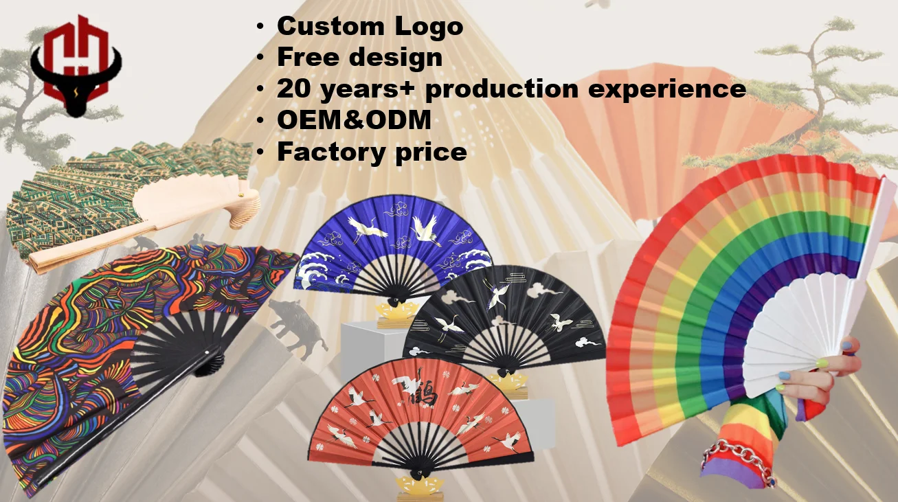 Bsbh Wholesale Popular Sublimation Cheap Custom Printing Hand Held Fan