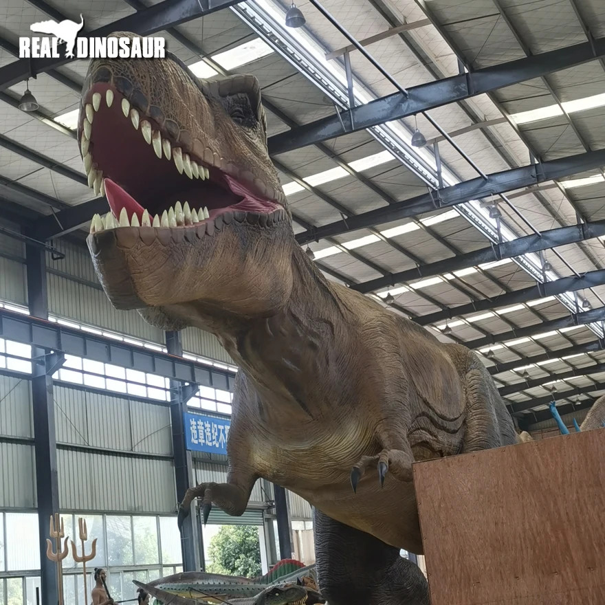 Remote Control Life Size Animatronic Robot T-rex Dinosaur for Sale
