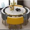 imitation stone table gold frame