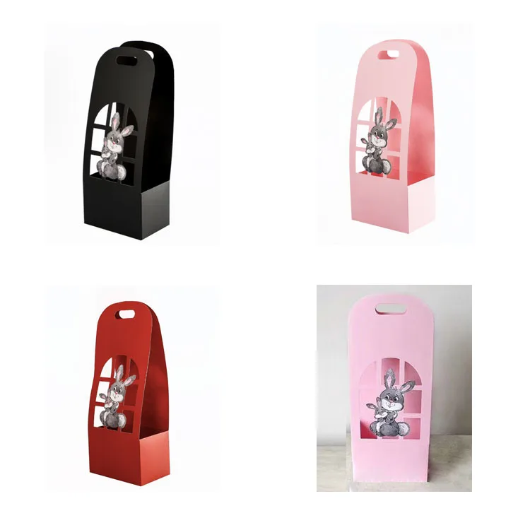 Custom Mom Flower Box Eco-Friendly Cardboard Packaging with UV Matt Lamination for Roses and Flowers Recycled Materials
