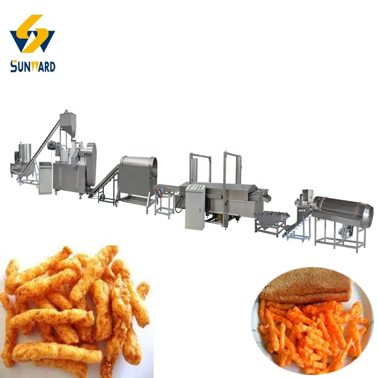 Small Scale Kurkure Making Machine Food Extruder Machine