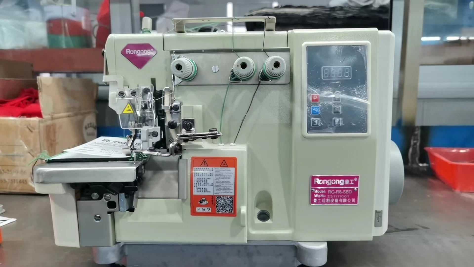 RONMACK RM-R8-3D-SB 3 ниток коврик для мыши оверлок швейная машина